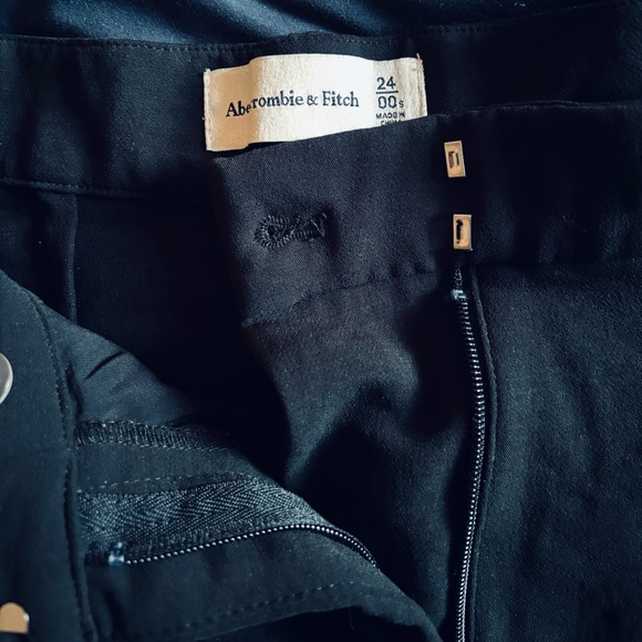 Abercrombie Wide Leg Pant - black - 00 Short - Picture 2 of 4